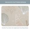 Seashell Bedroom Curtains 63 Inch - Beige Nautical Coastal Beach Printed Living Room Curtains, Seashell Home Decor Blackout Window Drapes with Grommet, 2 Panels Set - HL11333 view 4