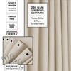 Clara Clark Beige Bathroom Set - Bathroom Sets with Shower Curtain and Rugs, 26PC Bathroom Accessory Set, Shower Curtain Set with Adhesive Corner Shower Caddy Hanging & Soap Dispenser view 4