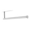 KALLORY Wall Mounted Paper Towel Holder Under Cabinet Napkin Roll Holder Self-Adhesive and Drill Mount Kitchen Bathroom Storage Organizer view 1