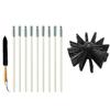 Nylon Chimney Brush with 9 Rods for Dryer Vent Cleaning view 1