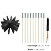 Nylon Chimney Brush with 9 Rods for Dryer Vent Cleaning view 2