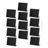 INOOMP Acrylic Chalkboard Small Table Memo Blackboard, Black 12pcs Set with 1 Chalk Pen, Creative Wedding Party Decorative Writing Board for Home and Office Display view 1