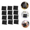 INOOMP Acrylic Chalkboard Small Table Memo Blackboard, Black 12pcs Set with 1 Chalk Pen, Creative Wedding Party Decorative Writing Board for Home and Office Display view 3