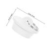 ARTSEWPLY Rubber Sink Stopper with Handle Ring 1-3/8 Inch White Tub Drain Stopper Bathroom Drain Plug for Kitchen view 2