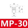 10PCS Pneumatic Suction Cup Big Head 8mm Mounting Hole Sucker White Silicone Injection Molding Machine Manipulator Accessories(30mm) view 2