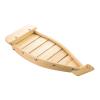 ABOOFAN Wooden Sushi Boat Serving Tray for Restaurants Decorative view 1