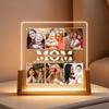 Zwosxjczi Personalized Gifts for Women - Custom Photo Acrylic Night Light Plaque, Unique Birthday Gifts for Mom for Her, LED Picture Frame, Gifts for Mothers Day for Christmas for Anniversary view 1