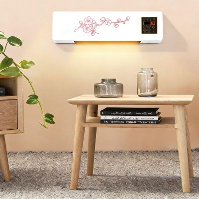 Wall Air Conditioner Fan 2-in-1 Wall Mounted Mini Air Conditioner Heating and Cooling Portable Smart Ac and Heater Combo Unit for Bathroom Living Room Bedroom Office(Red)