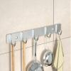 YTUANXSALOUE Kitchen Hanging Rack, 2 Pieces Kitchen Utensil Rail with Sliding Hooks Wall Mounted Hanging Rack 304 Stainless Steel Hanger for Tools, Pot view 1