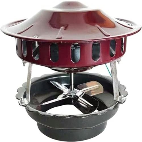 Chimney Fan - High-Efficiency Fireplace Exhaust Fan, Smoke Evacuator & Draft Inducer for Enhanced Airflow & Safety in Home Heating Soluts