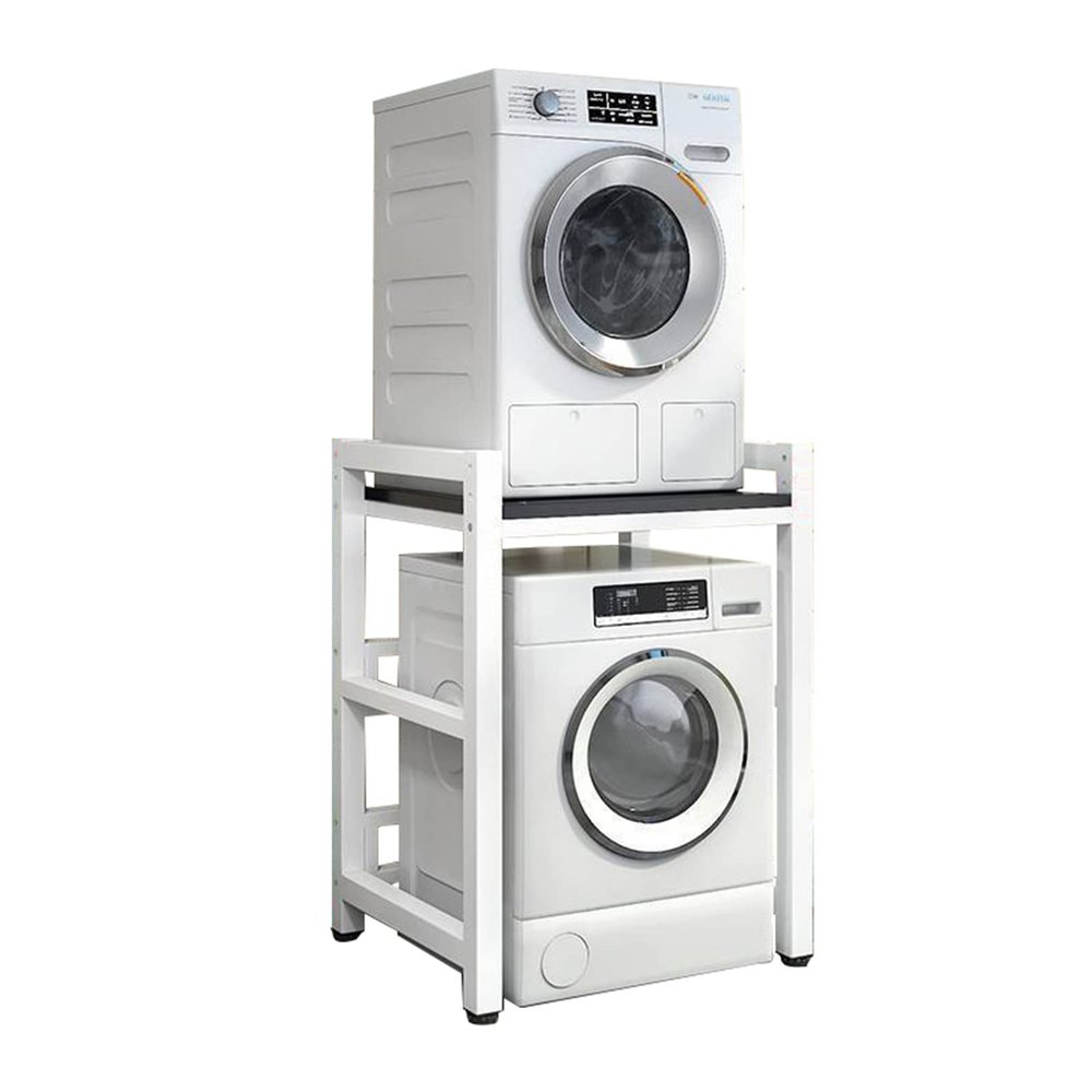 Adjustable Stacking Kit for Front Load Washer & Dryer Portable Stand with 400KG Capacity Laundry Room Stora Unit for and Space Saving.