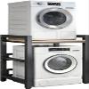 Adjustable Stacking Kit Stand for Front Load Washer & Dryer Portable Rack with 400KG Capacity Over Washer Stora Unit for Laundry Space Saving nizer for Laundry Room view 1