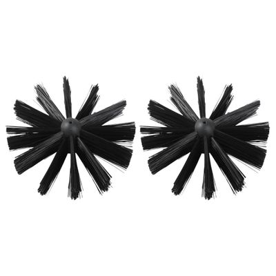 2 Piece Chimney Cleaning Brush Head for Chimneys and Vent Pipes