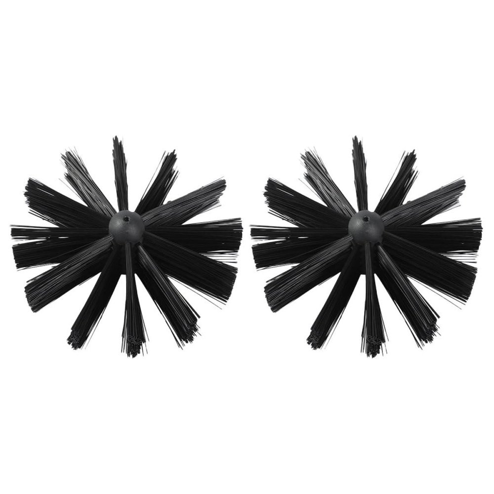2 Piece Chimney Cleaning Brush Head for Chimneys and Vent Pipes