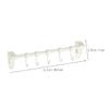 OSALADI Cabinet Kitchen Hook Rack, Five-Hook Plastic Organizer view 2