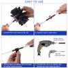 Flexible Chimney Cleaning Brush Set, Fireplace Lint Removal Tool view 4