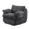 Full Compression Sofa Chair with Swivel Add Ottoman view 1