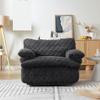 Full Compression Sofa Chair with Swivel Add Ottoman view 4