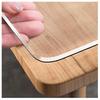 Ldhpaxl 23"x23" 2mm Thick Clear PVC Desk Cover, Table Protector, Waterproof Plastic Pad, for Dining Room, Writing Desk & Countertop view 1