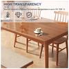 Ldhpaxl 23"x23" 2mm Thick Clear PVC Desk Cover, Table Protector, Waterproof Plastic Pad, for Dining Room, Writing Desk & Countertop view 2