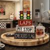 Lineshading 4 Pcs Race Car Wooden Tiered Tray Decor Tabletop Block Signs view 3