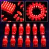 Chivao 200 Pcs LED Finger Lights Mini Finger Flashlights Light up Ring Sticks for Adults Glow in The Dark Party Favors Birthday Rave Party Supplies(Red) view 4