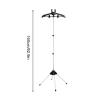 Adjustable Clothes Ironing Rack, Telescopic Steamer Stand, Ironing Bracket for Travel Laundry Home Indoor Closet Bedroom Apartment, Portable Clothes Stand with Foldable Design view 2