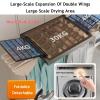 Above Washing Machine Drying Rack, with Foldable Extension Rack,for Bedrooms Cloakrooms,38kg Load Capacity(Width 610-660mm) view 3