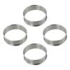 4PCS Stainless Steel Muffin Rings 3.35 Inch Diameter Baking Molds for English Muffins, Crumpets, Cookies, Burgers, Fried Eggs, Dishwasher Safe view 2
