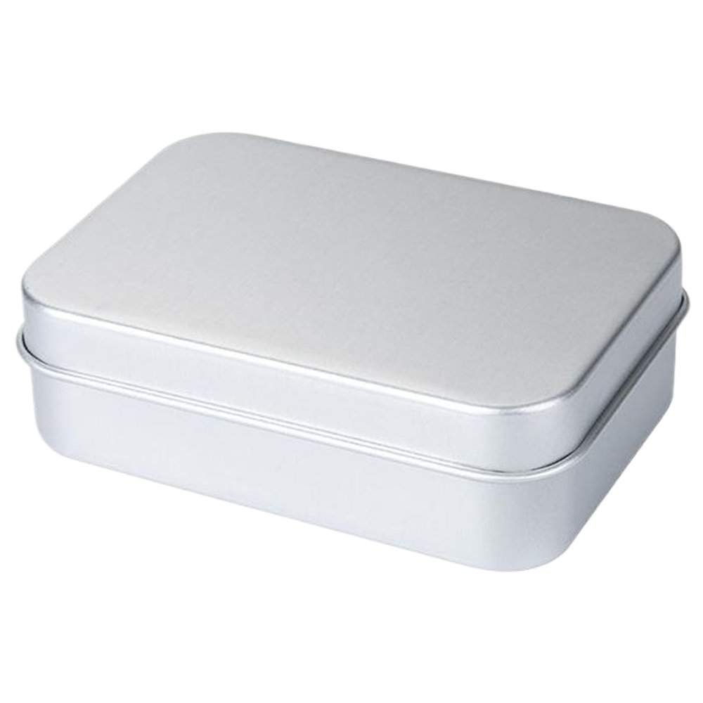 3.8x2.7x1.2 Inch Bar Soap Travel Case, Stainless Steel Soap Container Self Draining Travel Dish with Lid for Gym Camping Bathroom