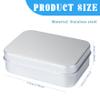 3.8x2.7x1.2 Inch Bar Soap Travel Case, Stainless Steel Soap Container Self Draining Travel Dish with Lid for Gym Camping Bathroom view 2
