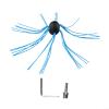 Chimney Brush Kit For Flexible Power Sweeping, Nylon And Metal Cleaning Tool With Blue Line Brush Head, Wrench And Chuck Connector For Efficient Soot Removal view 2