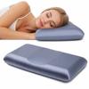 ASRIO Groove Silicone Pillow, Center Dip Design for Head Support, Pressure Relief Bed Pillow, Cooling Breathable (Groove Pillow) (Queen (U.S. Standard)) view 1