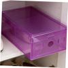 IMIKEYA 7pcs Stackable Shoe Storage Boxes Set Pp Plastic Shoe Containers with Flip Lids for Men Women and 27.5x18x9.5cm Colorful Home Closet Storage view 4