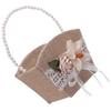 BESPORTBLE Rustic Wedding Flower Basket Handheld Bridal Basket for Outdoor Ceremony Party Supplies 1Pcs view 1