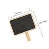 Mini Wooden Blackboard Clips 10pcs, Black Memo Boards for Labels view 2