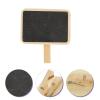 Mini Wooden Blackboard Clips 10pcs, Black Memo Boards for Labels view 4