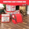 Christmas Light Storage Holder Bag, Reinforced Handles, Box, Organizer view 2