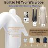 Automatic Steam Ironing Machine - Wrinkle-Free in Just 8-12 Minutes! Portable Inflatable Garment Steamer with 360 Coverage and One-Click Operation for Effortless Drying view 2