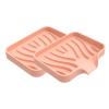 2 Pcs Soap Tray, Self Draining Silicone Non-Slip Easy Clean Soap Bar Holder,Keep Dry & Extend Life Soap Dishes for Kitchen Sink Organizer,Bath Tub,Bathroom,Shower view 1