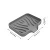 2 Pcs Soap Tray, Self Draining Silicone Non-Slip Easy Clean Soap Bar Holder,Keep Dry & Extend Life Soap Dishes for Kitchen Sink Organizer,Bath Tub,Bathroom,Shower view 2