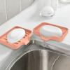 2 Pcs Soap Tray, Self Draining Silicone Non-Slip Easy Clean Soap Bar Holder,Keep Dry & Extend Life Soap Dishes for Kitchen Sink Organizer,Bath Tub,Bathroom,Shower view 4