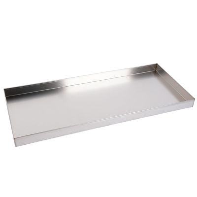 304 Stainless Steel Water Tray - Rustproof Large Oil Collector for Air Conditioning Condenser, Durable 100x50cm (39x20in) Universal Water Management Solution