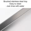304 Stainless Steel Water Tray - Rustproof Large Oil Collector for Air Conditioning Condenser, Durable 100x50cm (39x20in) Universal Water Management Solution view 4