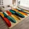 10x17 Geometric Rug, Mid Century Modern Rug for Living Room, Colorful Geometric Rugs, Mid Century Rugs, Abstract Carpet, Non-Slip Washable Carpet, Abstract Bedroom Kitchen view 1