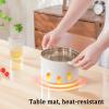 aygzb Oval Transparent Table Mat, Goose Egg-Shaped Dust Cover Non-Slip, Waterproof for Living Room Coffee Tables Office Use WQDY(1.5mm,80x130cm) view 3