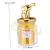 CATIEBYE Glass Candy Jar with Golden Ceramic Lid Wedding Favor view 2