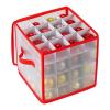 Christmas Ornament Storage Box Stores 64 Balls Waterproof Bin view 1