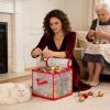 Christmas Ornament Storage Containers Stores 64 Balls Waterproof Bin view 2