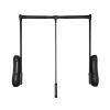 LIUZQWAED Heavy Duty Pull Down Hanger Rail, Aluminium Retractable Cabinet Rack, Extendable Wardrobe Lift Closet Rod, Liftable Soft Return Holder, Adjustable Width(65-85cm) view 1